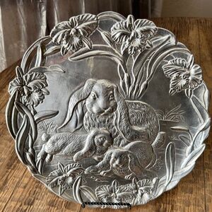 Arthur Court Round Bunny Platter